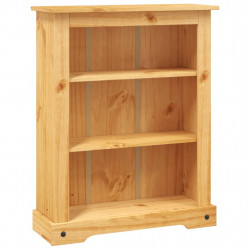Biblioteczka w meksykańskim stylu Corona, sosna, 81x29x100 cm