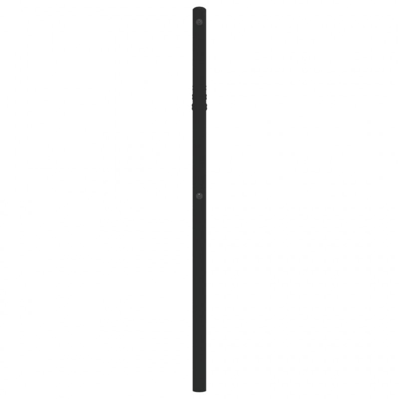 Metalowe wezgłowie, czarne, 100 cm