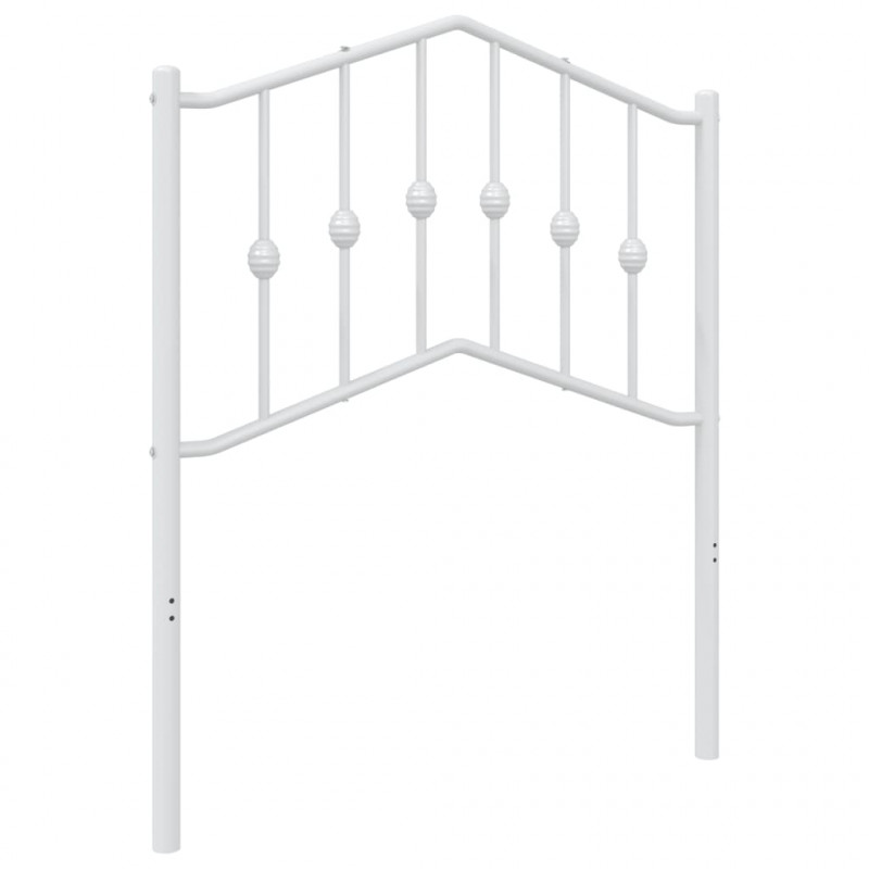 Metalowe wezgłowie, białe, 75 cm