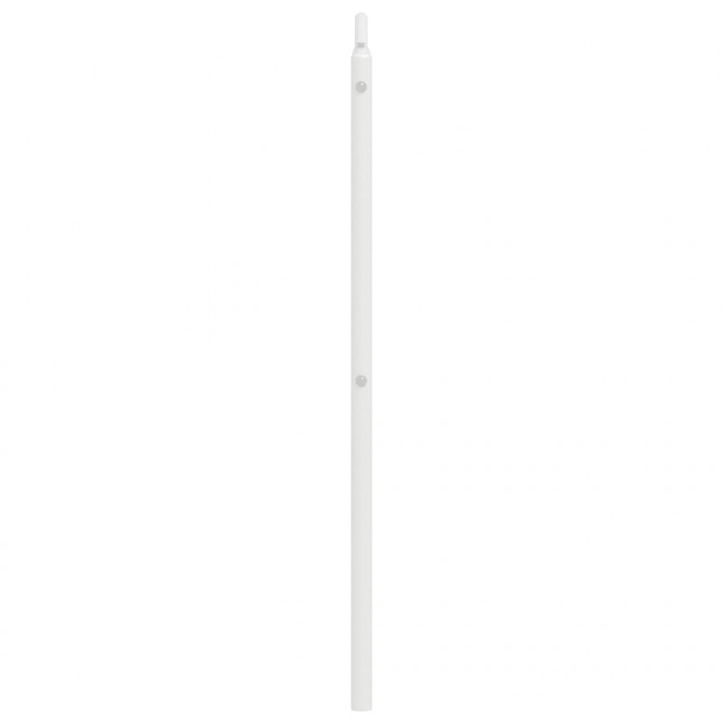 Metalowe wezgłowie, białe, 150 cm