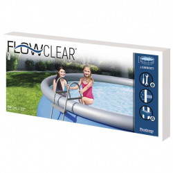 Bestway 2-stopniowa drabinka basenowa Flowclear, 84 cm