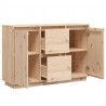 Szafka, 110x34x75 cm, lite drewno sosnowe