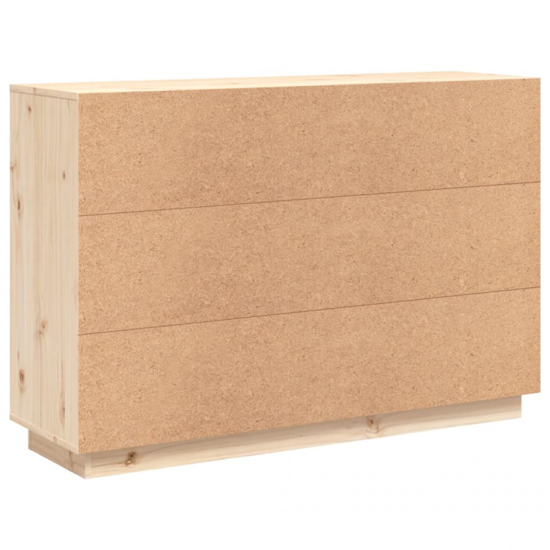 Szafka, 110x34x75 cm, lite drewno sosnowe