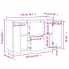 Szafka, 110x34x75 cm, lite drewno sosnowe