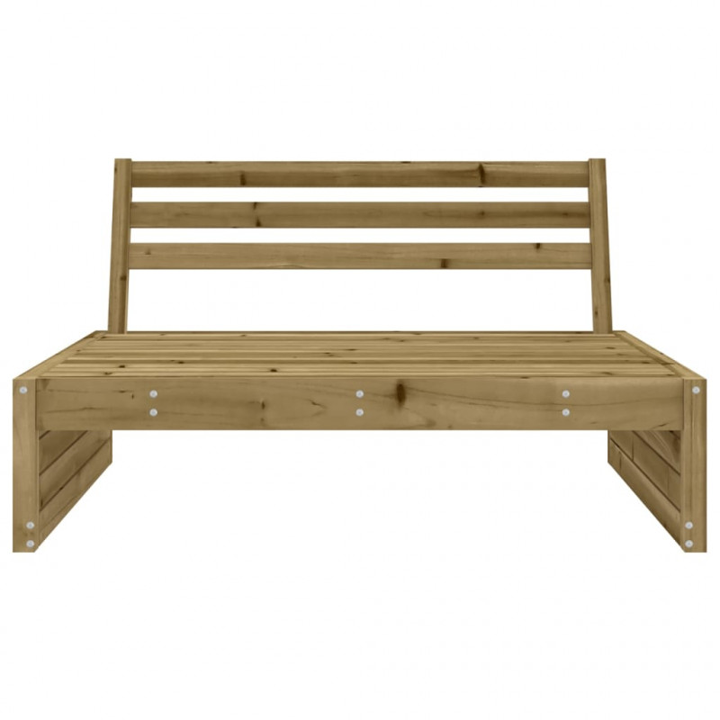 Sofa środkowa do ogrodu, 120x80 cm, impregnowane drewno sosnowe