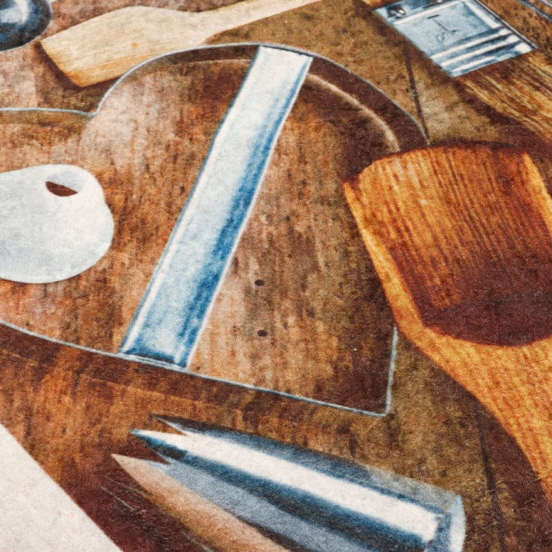 Dywanik kuchenny, kolorowy, 60x180 cm, antypoślizgowy