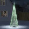 Stożkowa choinka z lampek, 688 zimnych białych LED, 300 cm
