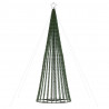 Stożkowa choinka z lampek, 688 zimnych białych LED, 300 cm