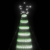 Stożkowa choinka z lampek, 688 zimnych białych LED, 300 cm