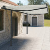 Zestaw słupków do markizy, antracytowy, 450x245 cm, żelazo