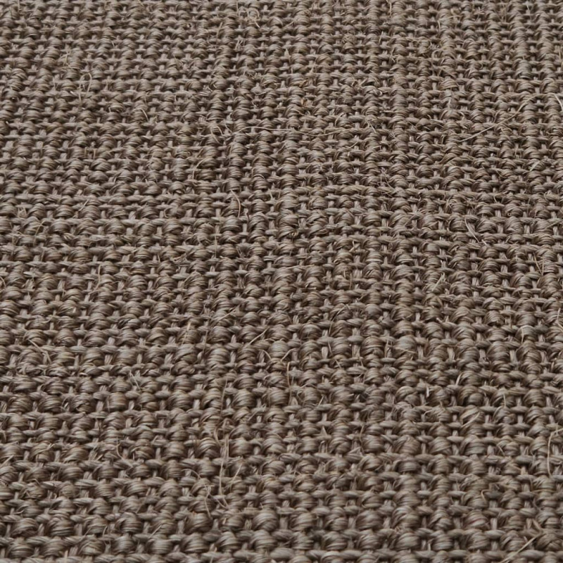 Dywanik, naturalny sizal, 80x350 cm, brązowy