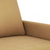 Sofa 2-osobowa, brązowy, 120 cm, tapicerowana aksamitem