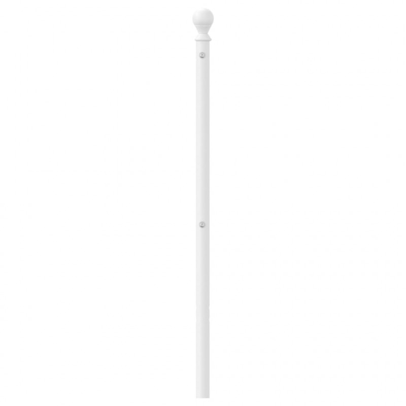 Metalowe wezgłowie, białe, 100 cm