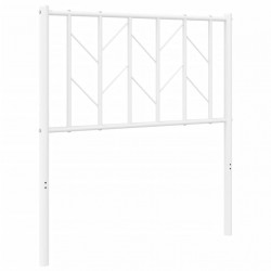 Metalowe wezgłowie, białe, 75 cm