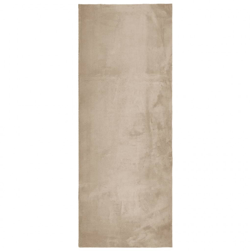 Dywan HUARTE z krótkim włosiem, piaskowy, 80x200 cm