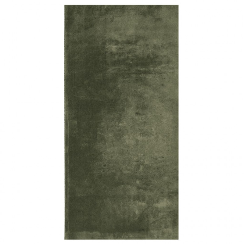 Dywan HUARTE z krótkim włosiem, zielony, 100x200 cm