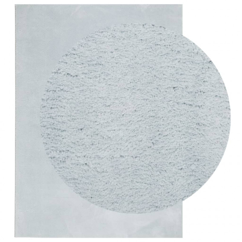 Dywan HUARTE z krótkim włosiem, niebieski, 240x340 cm