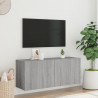 Szafka pod telewizor, ścienna, szary dąb sonoma, 100x30x41 cm