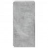 Ścienna szafka TV z LED, szarość betonu, 30,5x35x70 cm