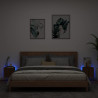 Ścienne szafki TV z LED, 2 szt., brązowy dąb, 30,5x35x30 cm