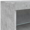 Szafka z oświetleniem LED, szarość betonu, 60x37x67 cm