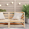 Ogrodowa sofa narożna, 70x70x67 cm, lite drewno sosnowe