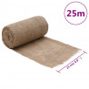 Tkanina jutowa w rolce, 0,25x25 m, 100% juta, 200 g/m²