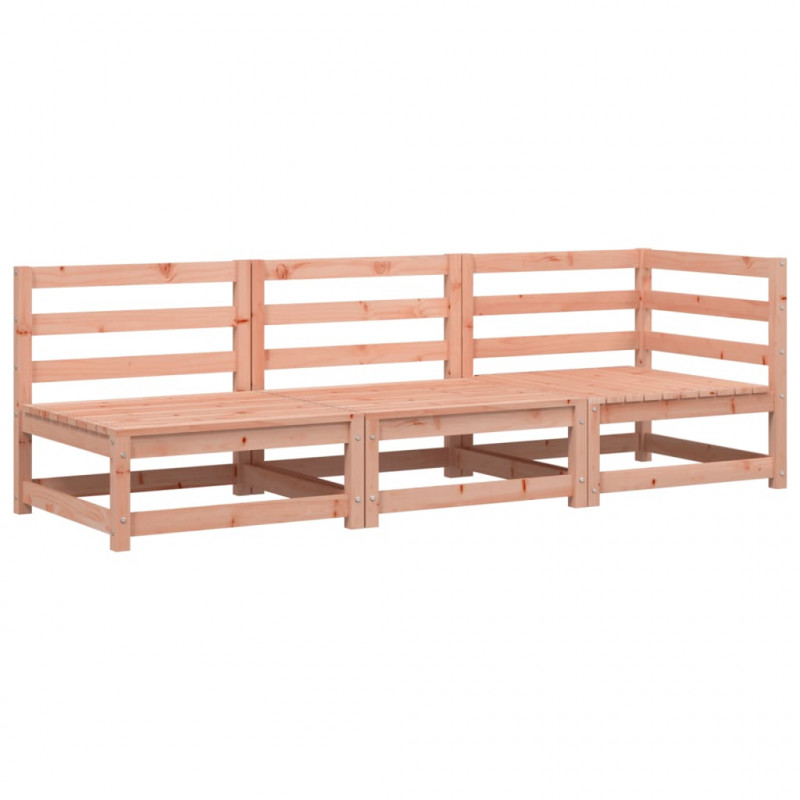 Ogrodowa sofa 3-osobowa, lite drewno daglezjowe