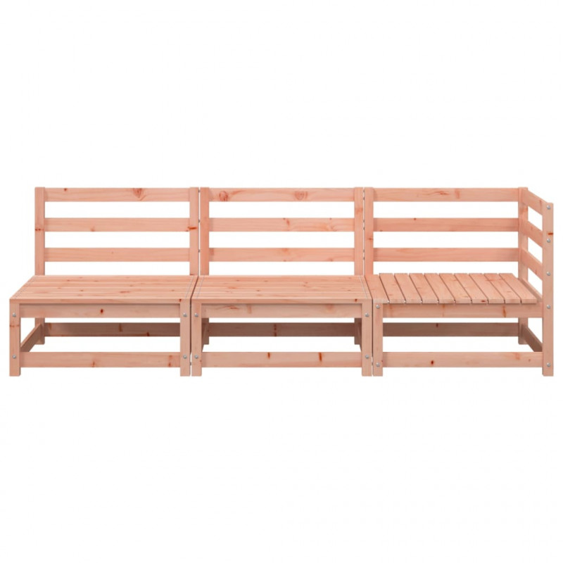 Ogrodowa sofa 3-osobowa, lite drewno daglezjowe