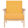 3-częściowy zestaw wypoczynkowy, tkanina, żółty