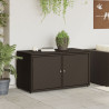 Szafka ogrodowa, brązowa, 110x55x60,5 cm, polirattan