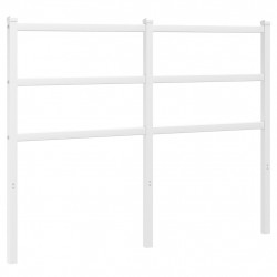 Metalowe wezgłowie, białe, 120 cm