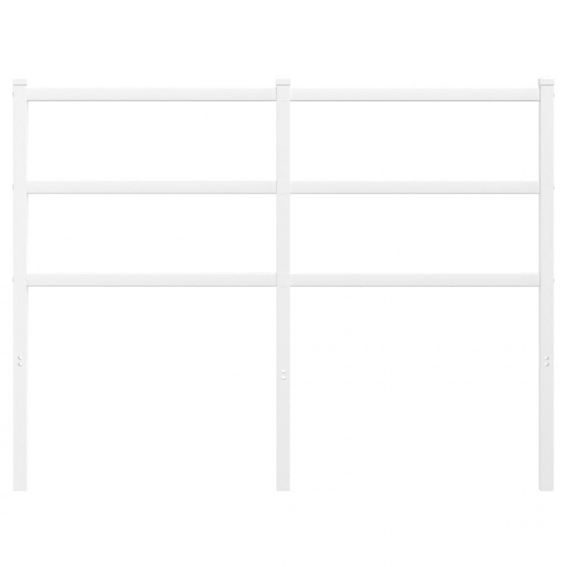 Metalowe wezgłowie, białe, 120 cm