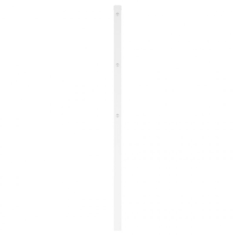 Metalowe wezgłowie, białe, 120 cm
