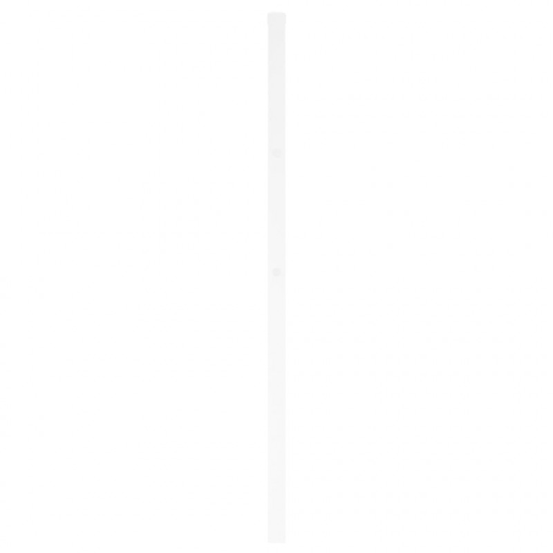 Metalowe wezgłowie, białe, 193 cm