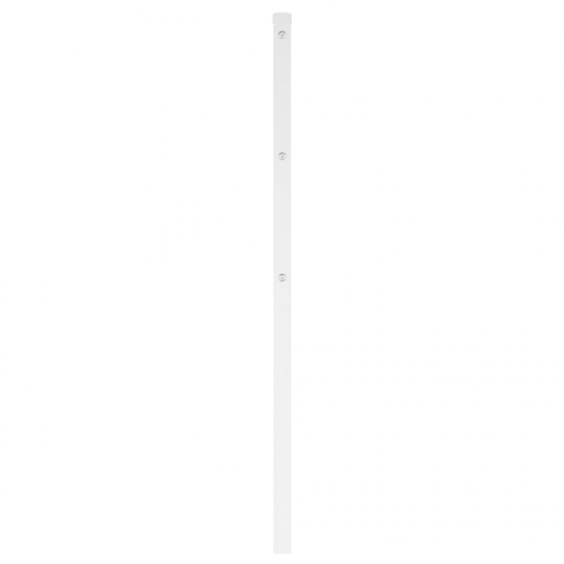 Metalowe wezgłowie, białe, 140 cm
