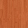Ławka do przedpokoju, woskowany brąz, 160x28x45 cm, sosnowa