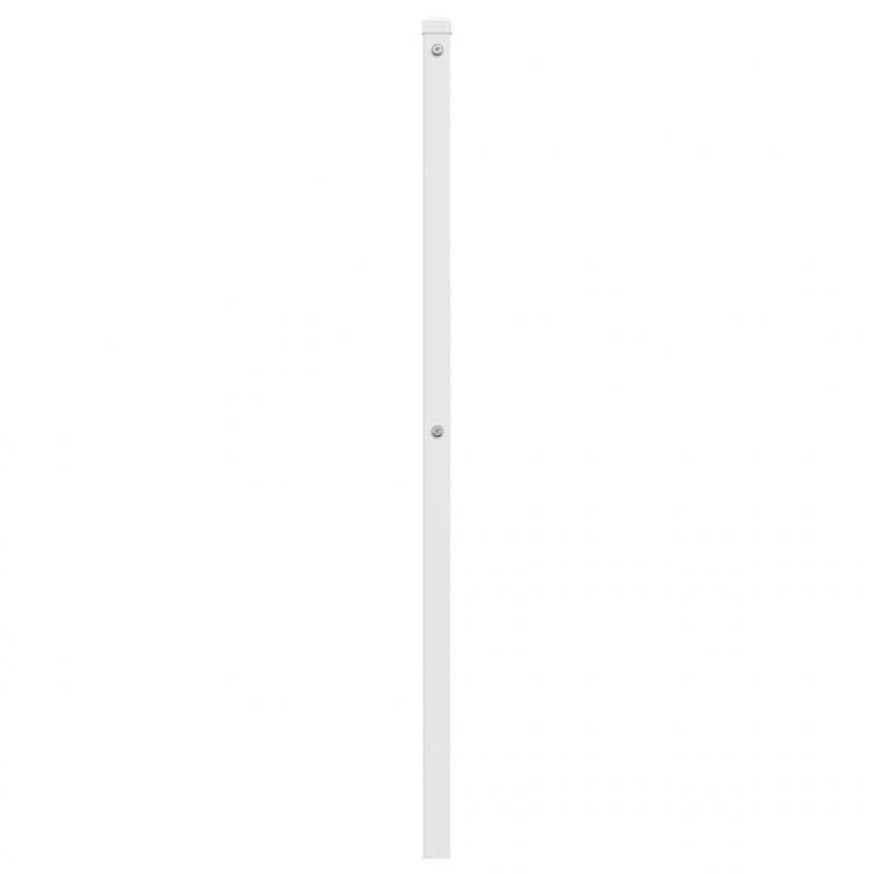 Metalowe wezgłowie, białe, 90 cm