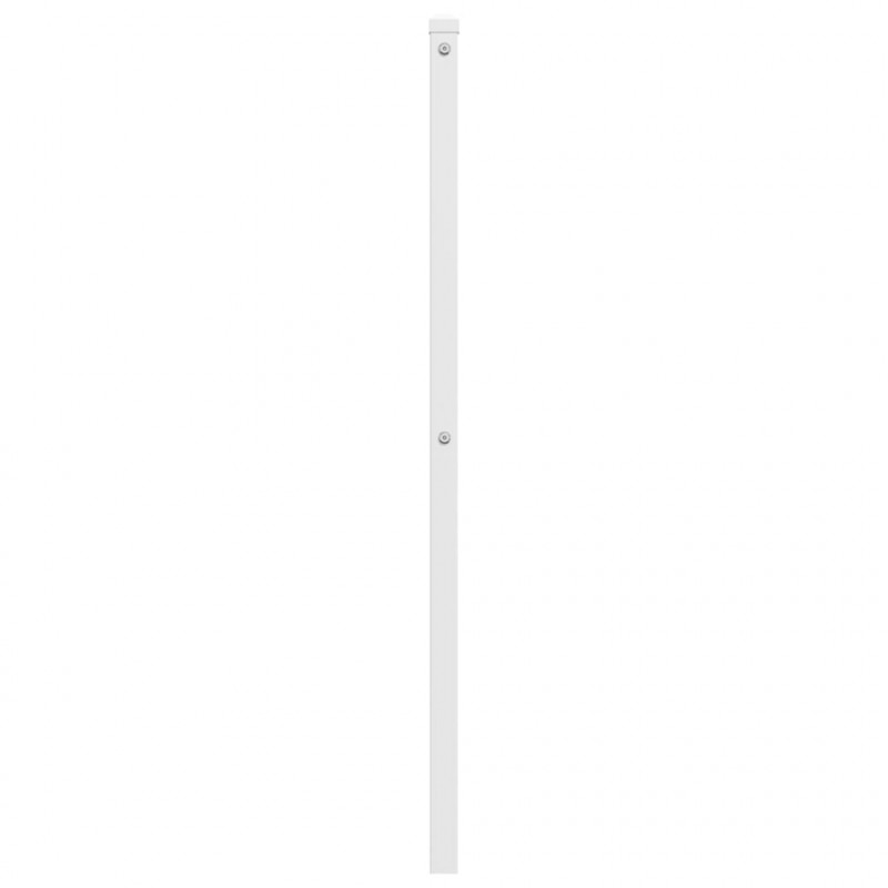 Metalowe wezgłowie, białe, 150 cm