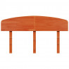 Wezgłowie do łóżka, woskowy brąz, 150 cm, lite drewno sosnowe