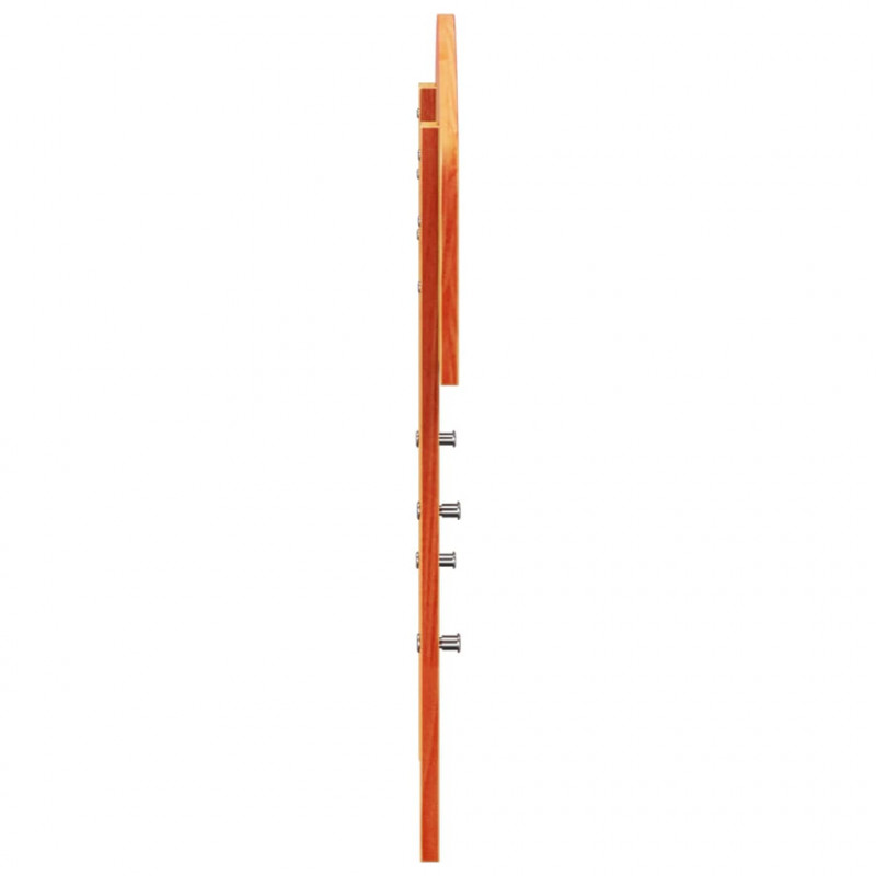 Wezgłowie do łóżka, woskowy brąz, 100 cm, lite drewno sosnowe