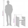 9-cz. zestaw mebli ogrodowych z poduszkami, beżowy, polirattan