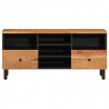 Szafka pod telewizor, 100x33x46 cm, lite drewno akacjowe