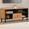 Szafka pod telewizor, 100x33x46 cm, lite drewno akacjowe