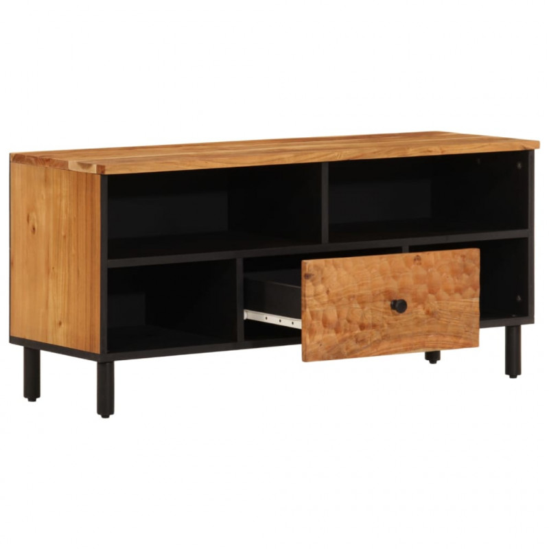 Szafka pod telewizor, 100x33x46 cm, lite drewno akacjowe