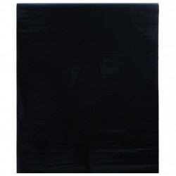 Folia okienna statyczna, matowa, czarna, 90x500 cm, PVC