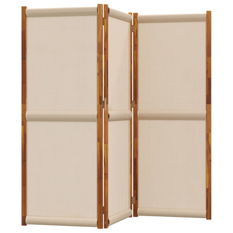 Parawan 3-panelowy, taupe, 210x180 cm