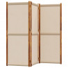 Parawan 3-panelowy, taupe, 210x180 cm