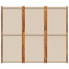 Parawan 3-panelowy, taupe, 210x180 cm