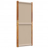 Parawan 3-panelowy, taupe, 210x180 cm